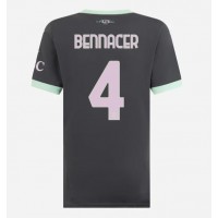 AC Milan Ismael Bennacer #4 Tretí Ženy futbalový dres 2024-25 Krátky Rukáv